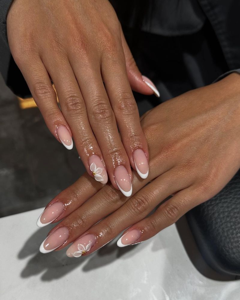 Fijne witte French, almond