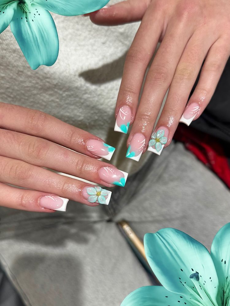 Zomerse turquoise French